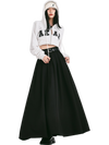 Mira Pleated Split Maxi Skirt