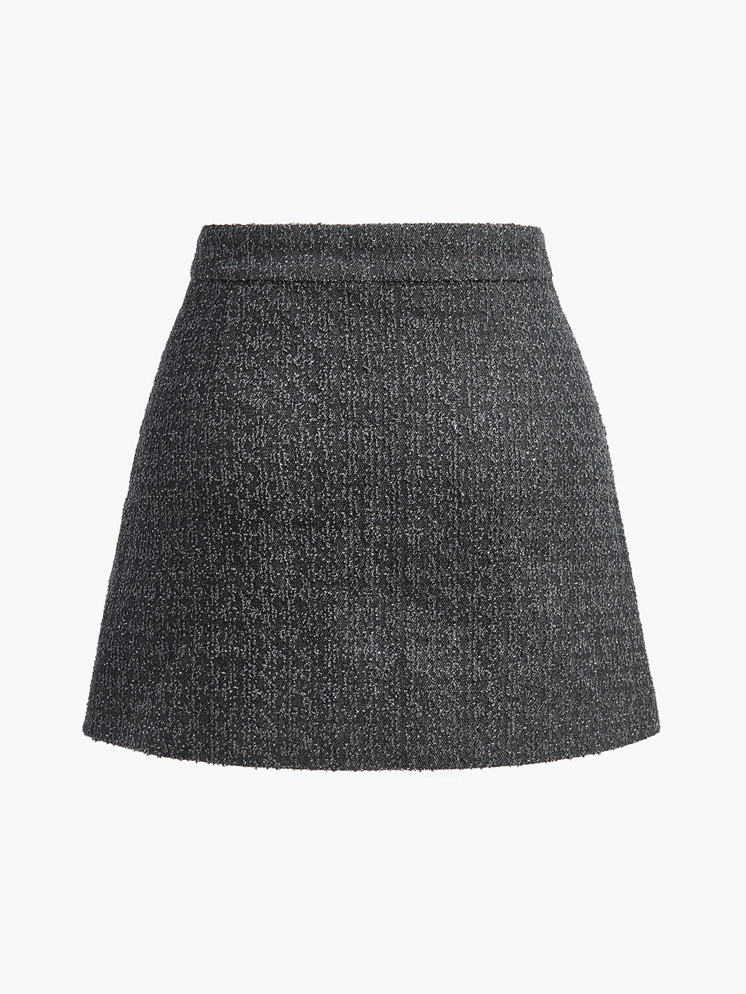Leona Romantic Metal Bow Denim Mini Skirt